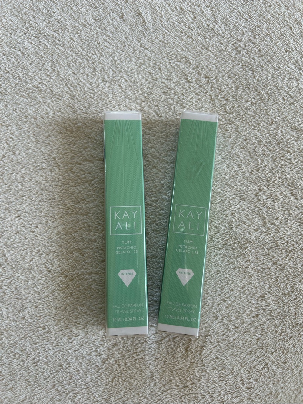 Yum Pistachio Gelato Travel Spray duo